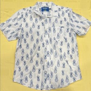Chubbies Pineapple Short Sleeve Button Down Shirt